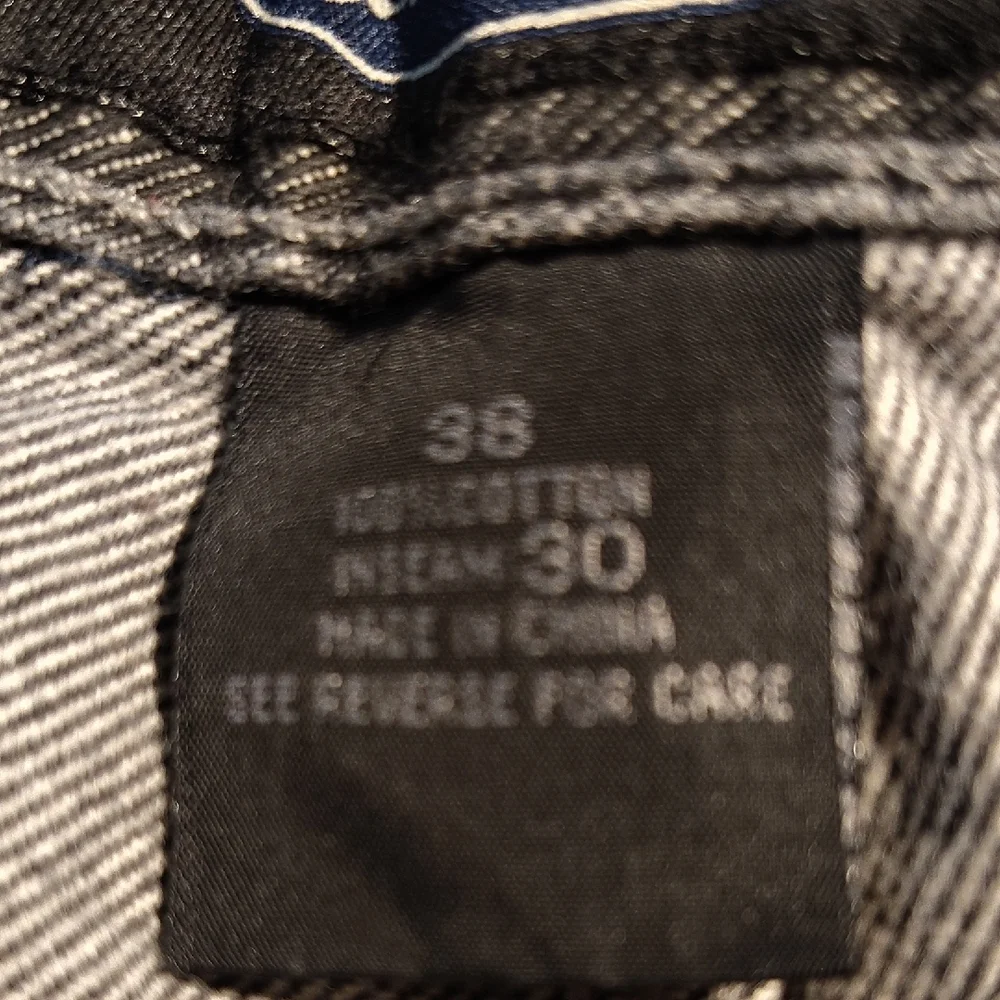 Anchor Blue Black Denim Jeans - Picture 9 of 11